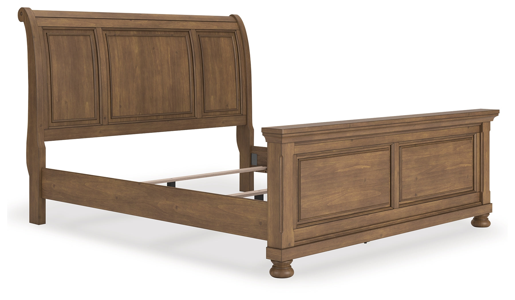 A2Z Furniture - Ashley Furniture - Feddinger Bedroom - King Sleigh Bed / Medium Brown - PCB779B15