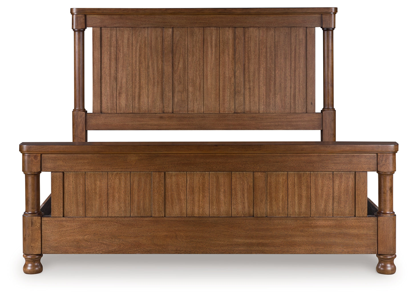 A2Z Furniture - Ashley Furniture - Rowlenstown Bedroom - California King Poster Bed / Brown - PCB824B5