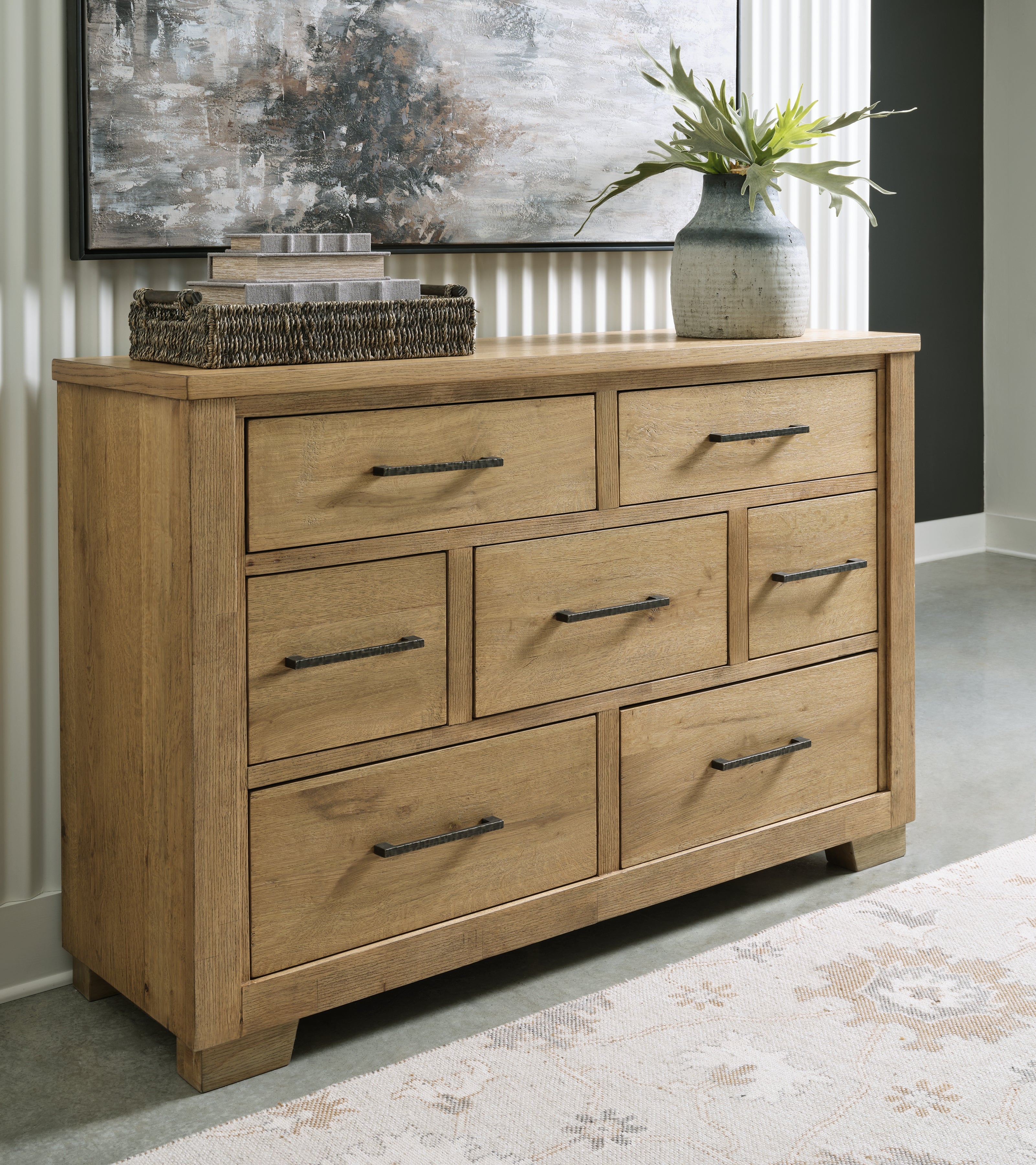 A2Z Furniture - Ashley Furniture - Galliden Bedroom - Dresser / Light Brown - B841-31