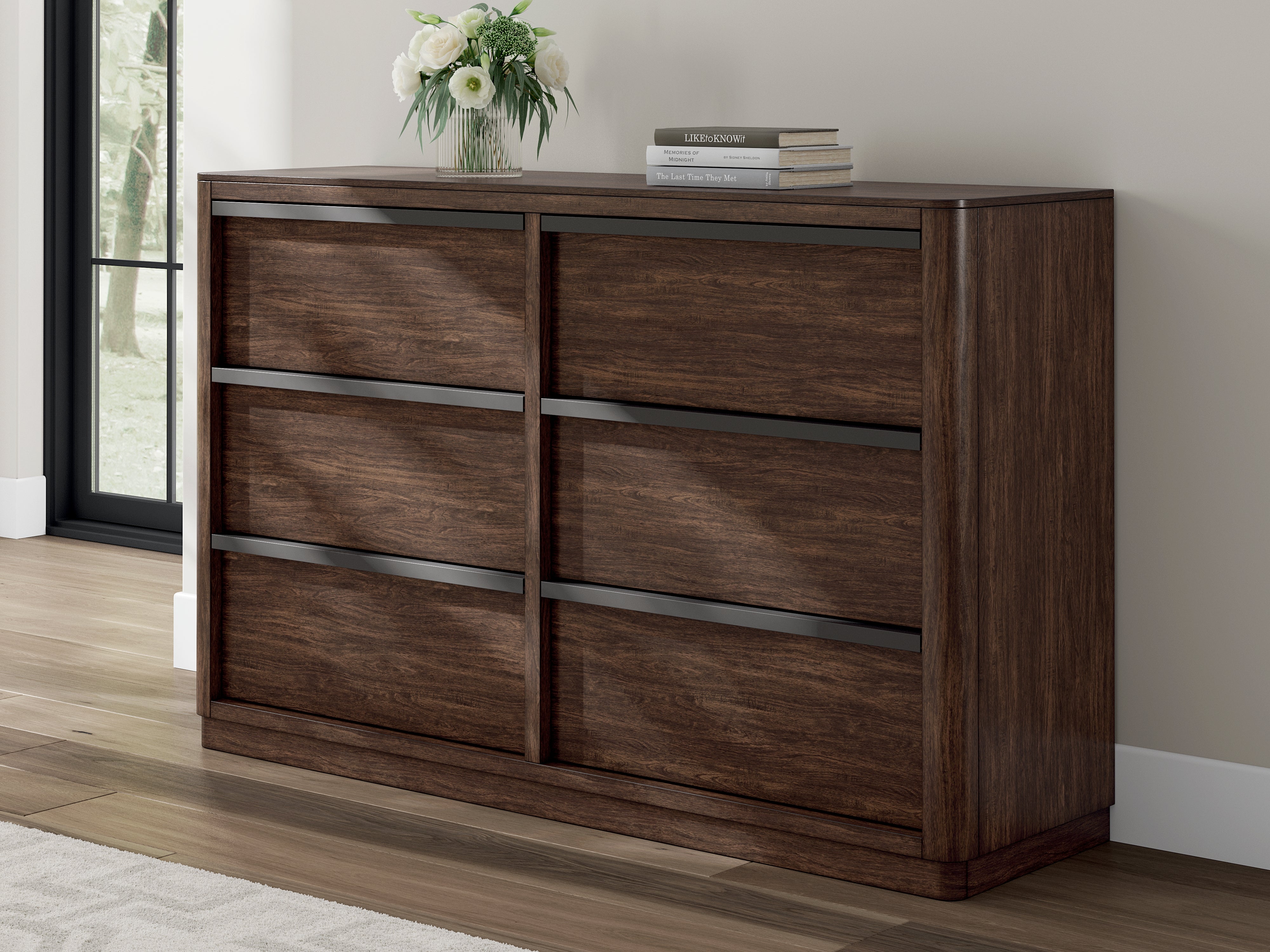 A2Z Furniture - Ashley Furniture - Dilenno Bedroom - Dresser / Dark Brown - PCB857-31