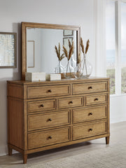 A2Z Furniture - Ashley Furniture - Sharlance Bedroom - King Upholstered Panel Bed / Light Brown - B895B6