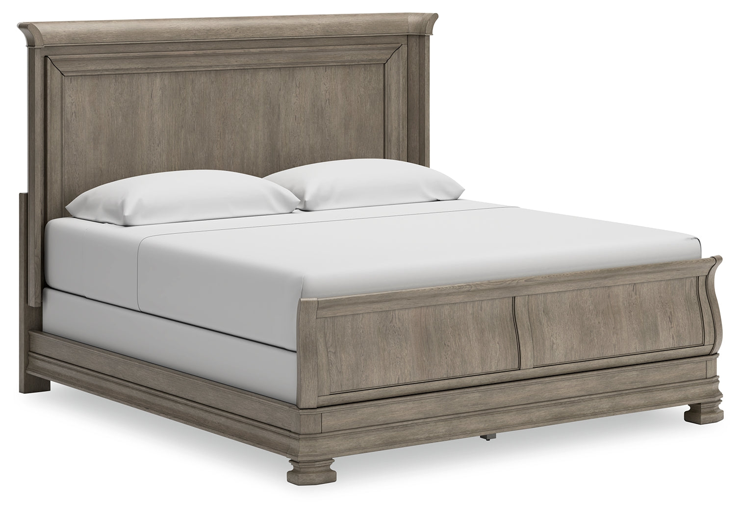 A2Z Furniture - Ashley Furniture - Lexorne Bedroom - California King Sleigh Bed / Gray - B924B5