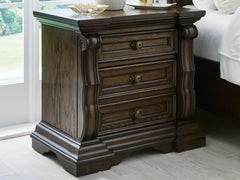 A2Z Furniture - Ashley Furniture - Maylee Bedroom - California King Upholstered Bed / Dark Brown - B947B5