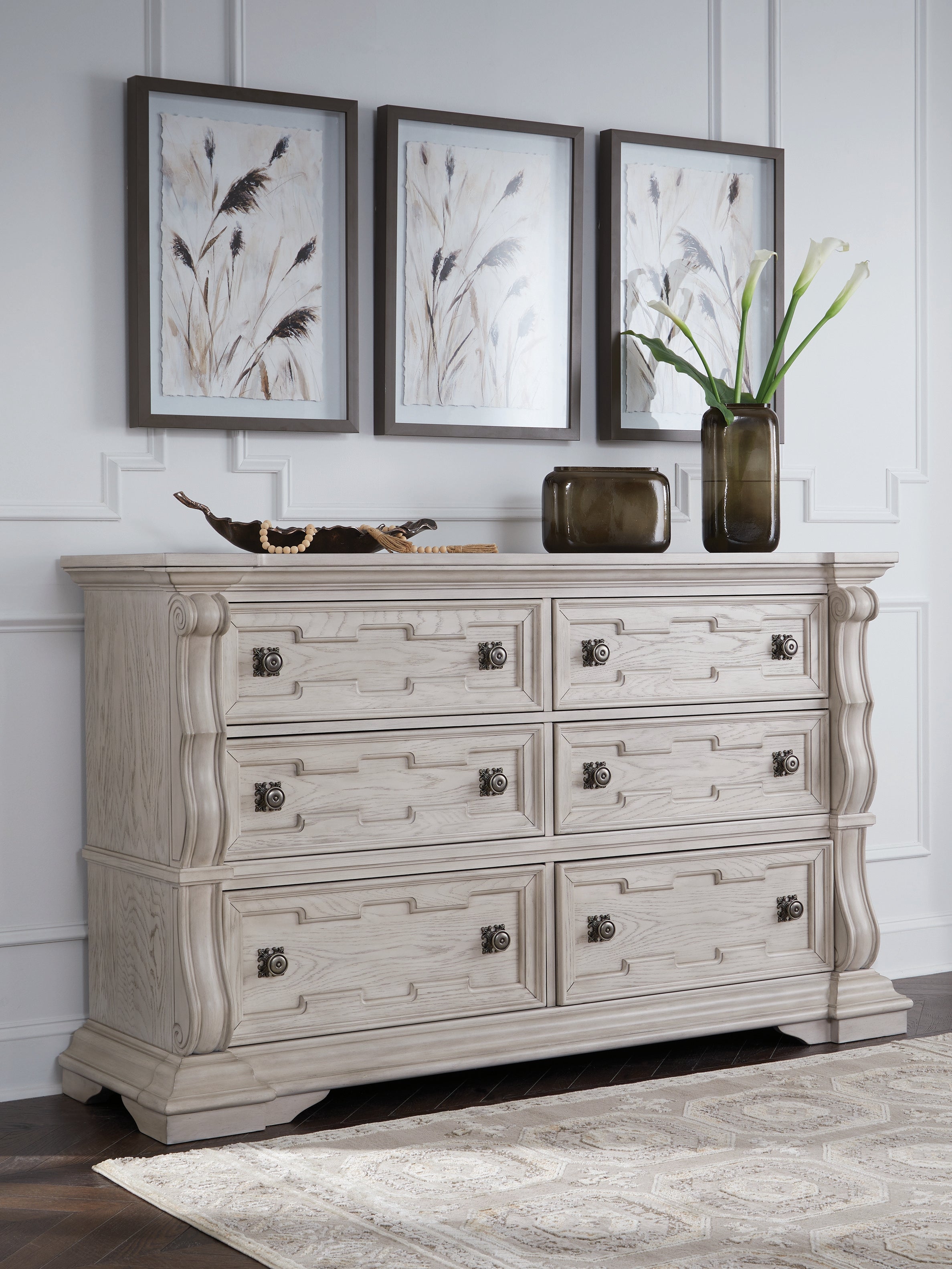 A2Z Furniture - Ashley Furniture - Bruchandi Bedroom - Dresser / Antique White - PCB948-31