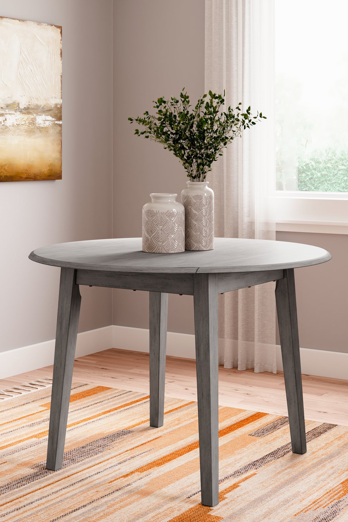 A2Z Furniture - Ashley Furniture - Shullden Dining Room - Dining Chair (Set of 2) / Gray - D194-01X2