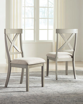 A2Z Furniture - Ashley Furniture - Parellen Dining Room - Dining Chair (Set of 2) / Gray - D291-01X2