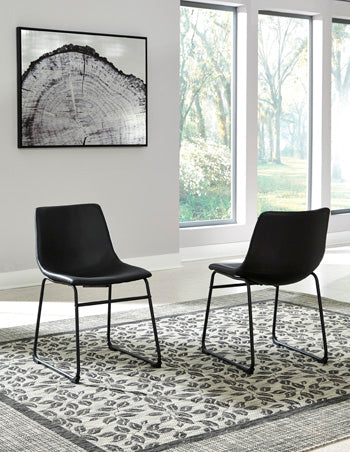 A2Z Furniture - Ashley Furniture - Centiar Dining Room - Dining Chair (Set of 2) / Black - D372-06X2