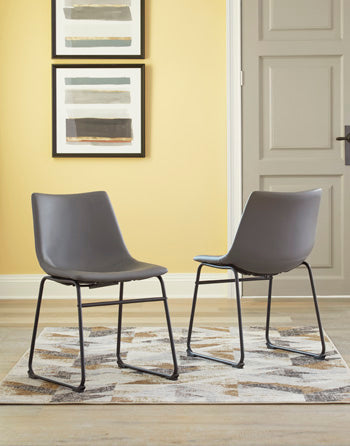 A2Z Furniture - Ashley Furniture - Centiar Dining Room - Dining Chair (Set of 2) / Gray - D372-08X2