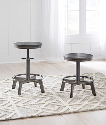 A2Z Furniture - Ashley Furniture - Torjin Dining Room - Counter Height Stool (Set of 2) / Gray - D440-324X2