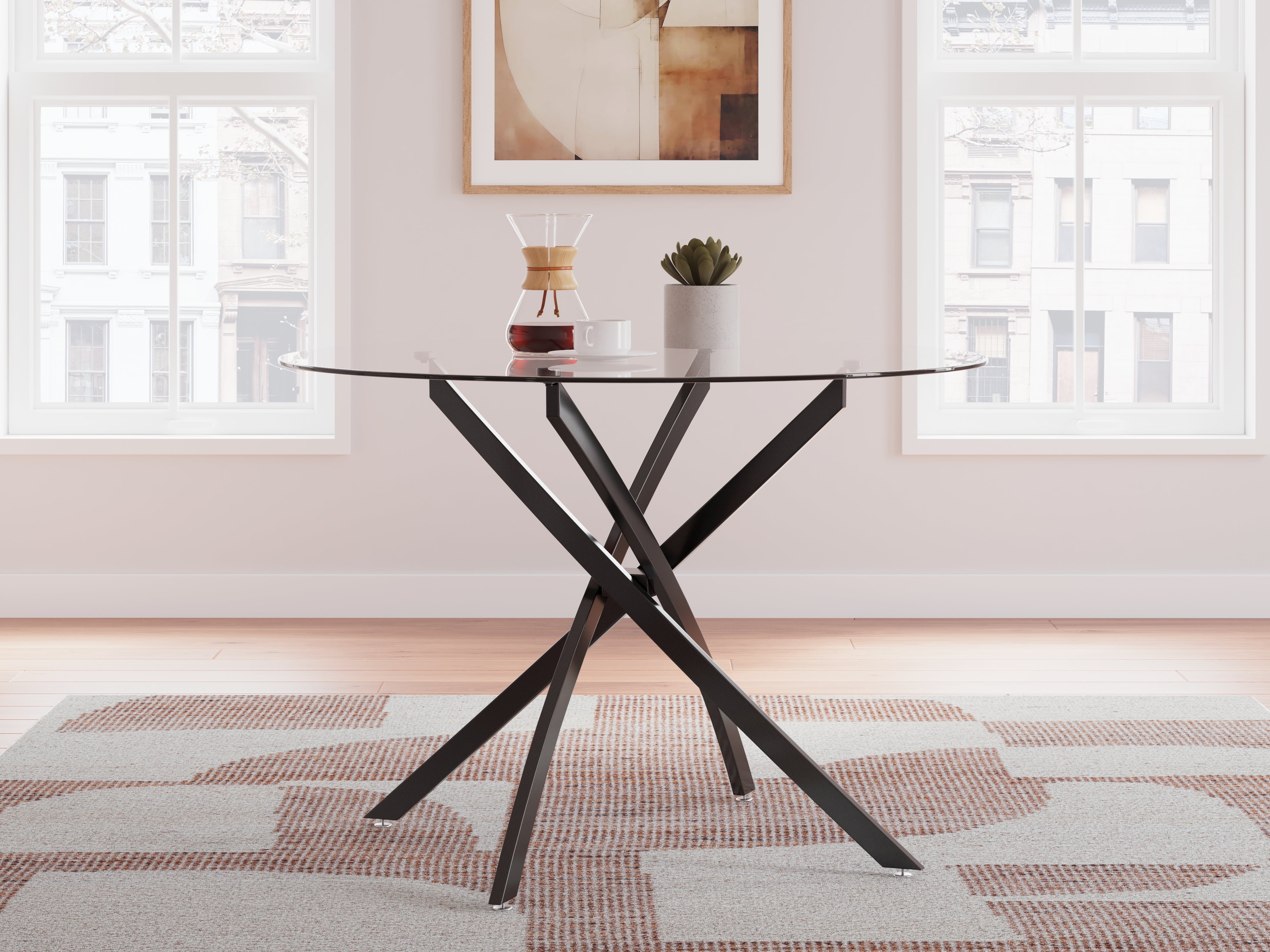A2Z Furniture - Ashley Furniture - Pharwynn Dining Room - Dining Chair (Set of 4) / Multi - D446-02X4