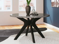 A2Z Furniture - Ashley Furniture - Glinari Dining Room - Dining Chair  (Set of 2) / Taupe/Black - D476-01X2