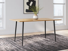 A2Z Furniture - Ashley Furniture - Gretlynn Dining Room - Dining Chair (Set of 2) / Black/Natural - D501-02X2