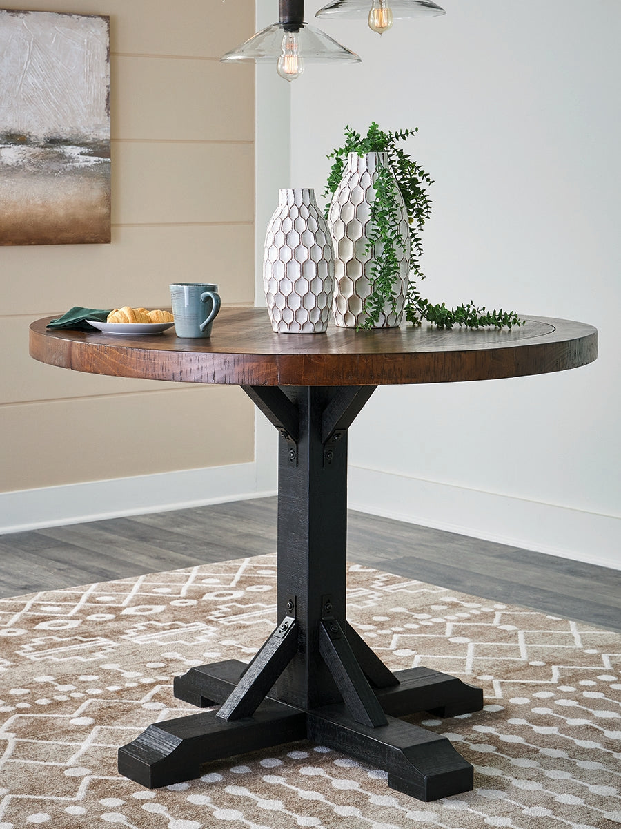 A2Z Furniture - Ashley Furniture - Valebeck Dining Room - Counter Height Dining Table / Multi - D546D21
