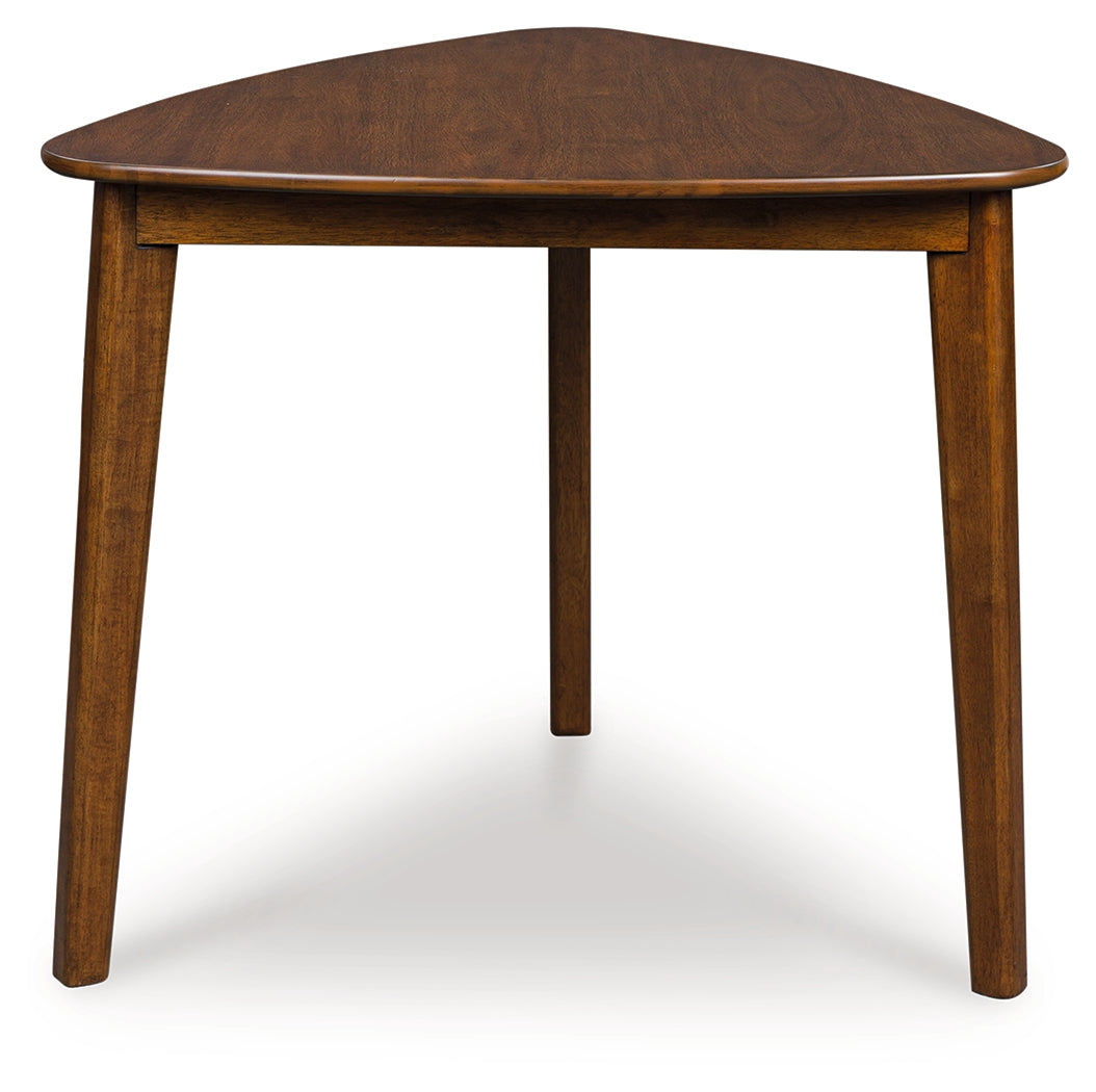 A2Z Furniture - Ashley Furniture - Tameride Dining Table - Triangle Dining Room Table / Brown - PCD609-16