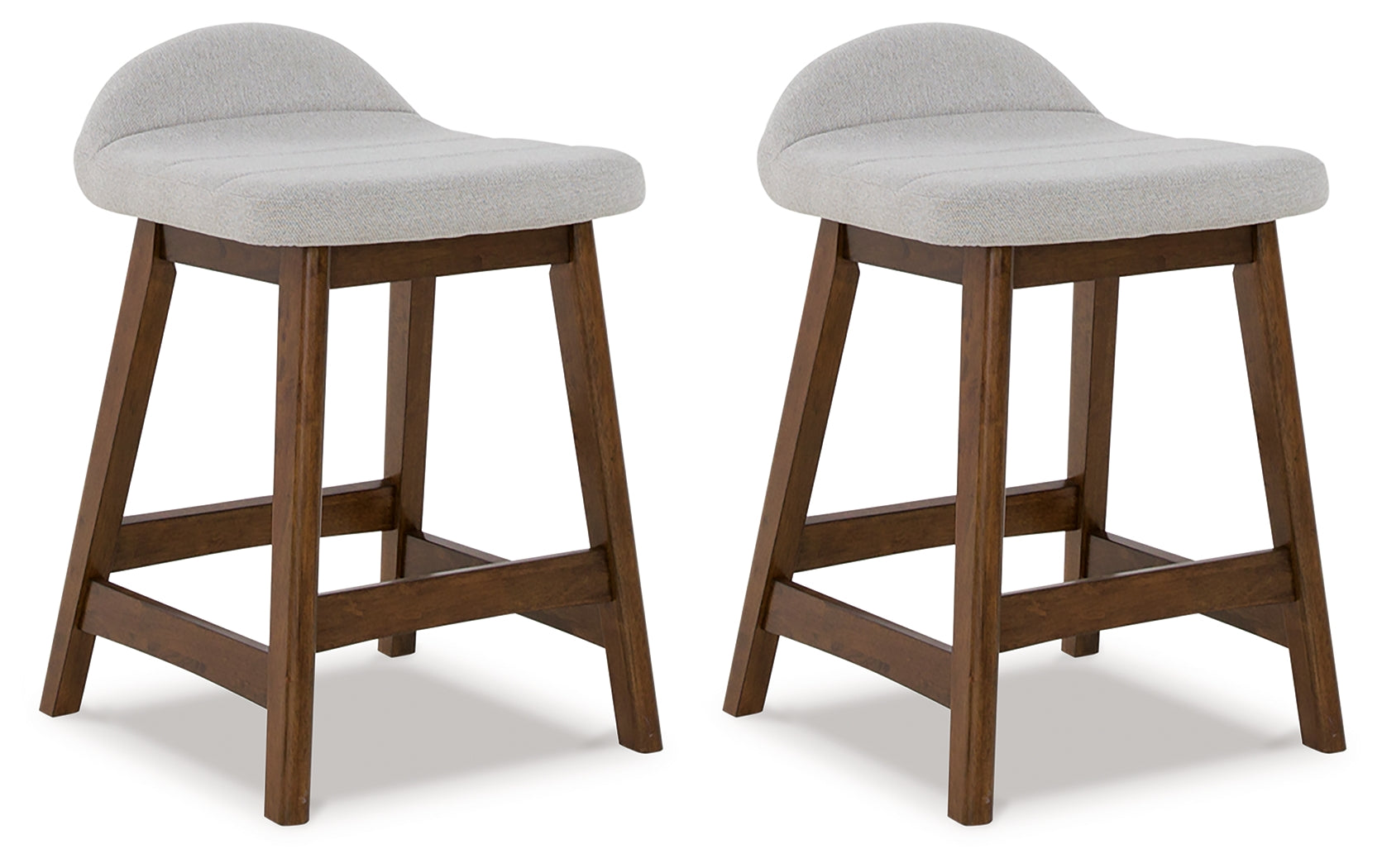 A2Z Furniture - Ashley Furniture - Lyncott Dining Room - Counter Height Bar Stool (Set of 2) / Light Gray/Brown - D615-124X2