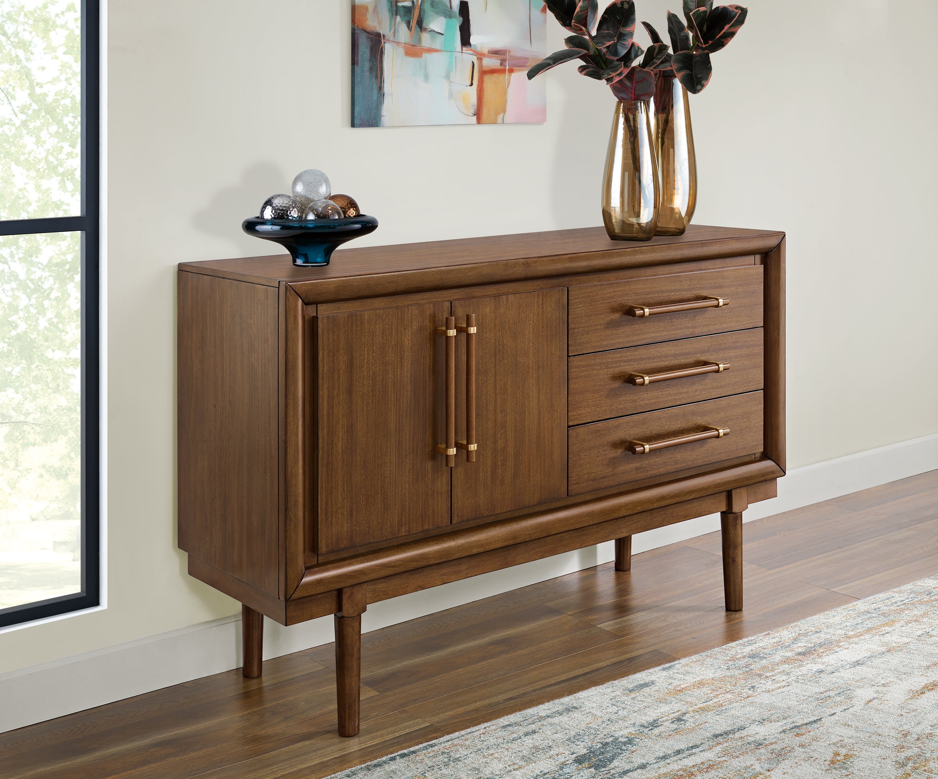 A2Z Furniture - Ashley Furniture - Lyncott Dining Room - Dining Room Server / Brown - D615-60