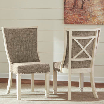 A2Z Furniture - Ashley Furniture - Bolanburg Dining Room - Dining Chair (Set of 2) / Two-tone - D647-02X2