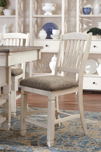 A2Z Furniture - Ashley Furniture - Bolanburg Dining Room - Counter Height Bar Stool (Set of 2) / Two-tone - D647-124X2