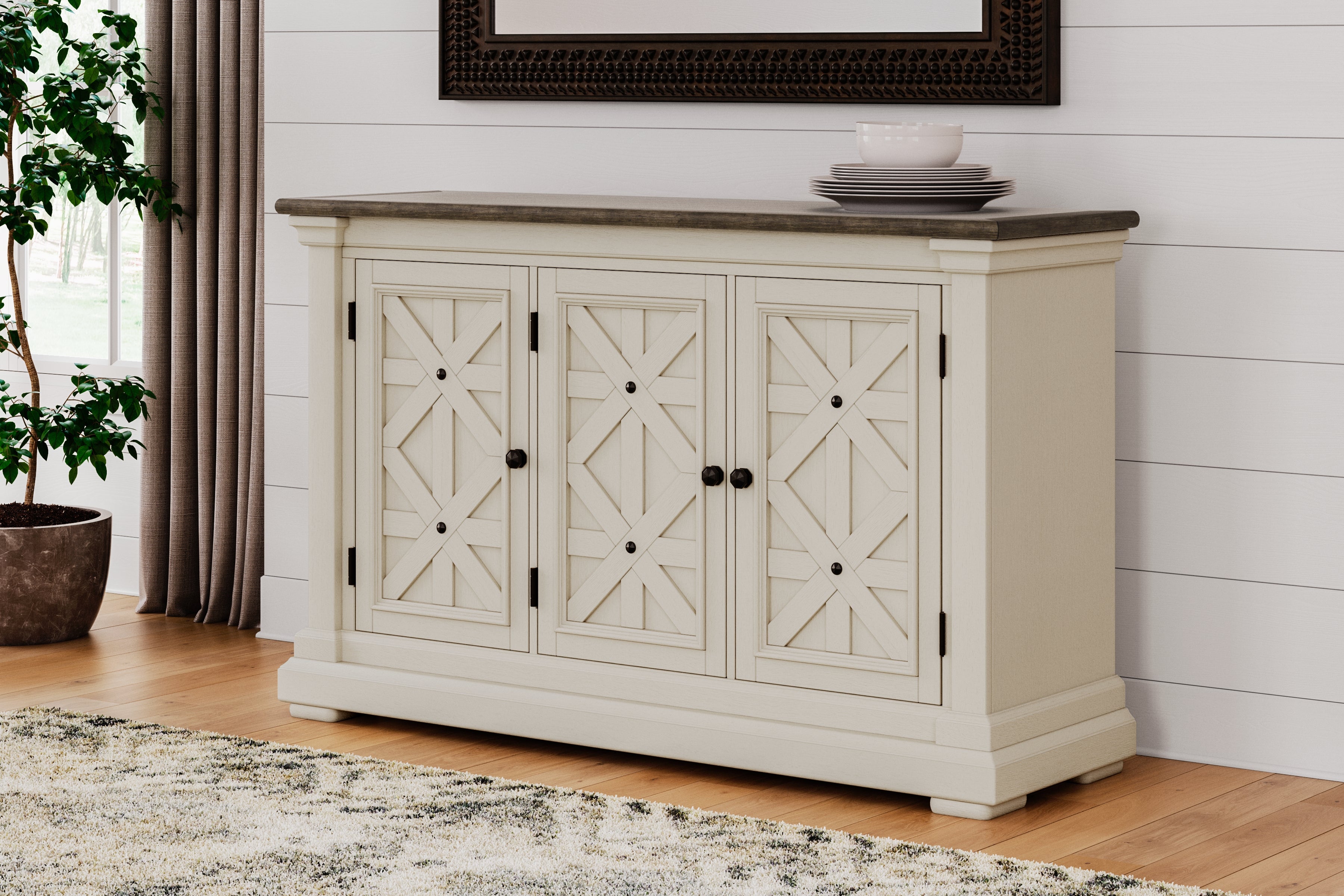 A2Z Furniture - Ashley Furniture - Bolanburg Dining Room - Dining Room Server / Two-tone - D647-60