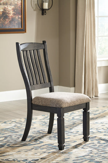A2Z Furniture - Ashley Furniture - Tyler Creek Dining Room - Dining Chair (Set of 2) / Black/Grayish Brown - D736-01X2