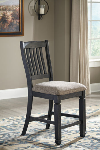A2Z Furniture - Ashley Furniture - Tyler Creek Dining Room - Counter Height Bar Stool (Set of 2) / Black/Grayish Brown - D736-124X2