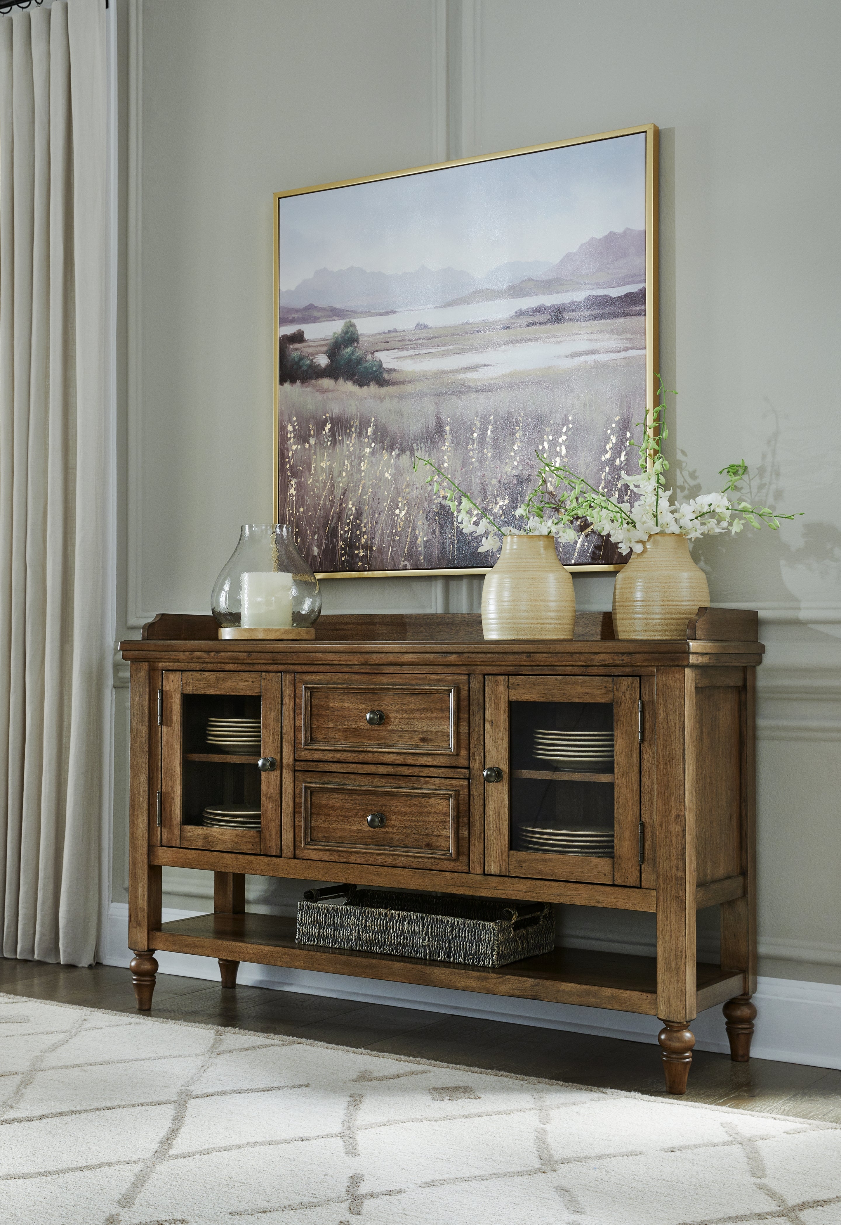 A2Z Furniture - Ashley Furniture - Sturlayne Dining Room - Dining Room Server / Brown - D787-60