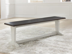 A2Z Furniture - Ashley Furniture - Darborn Dining Room - Dining Table / Gray/Brown / 40"W x 78"D x 30"H - D796D3