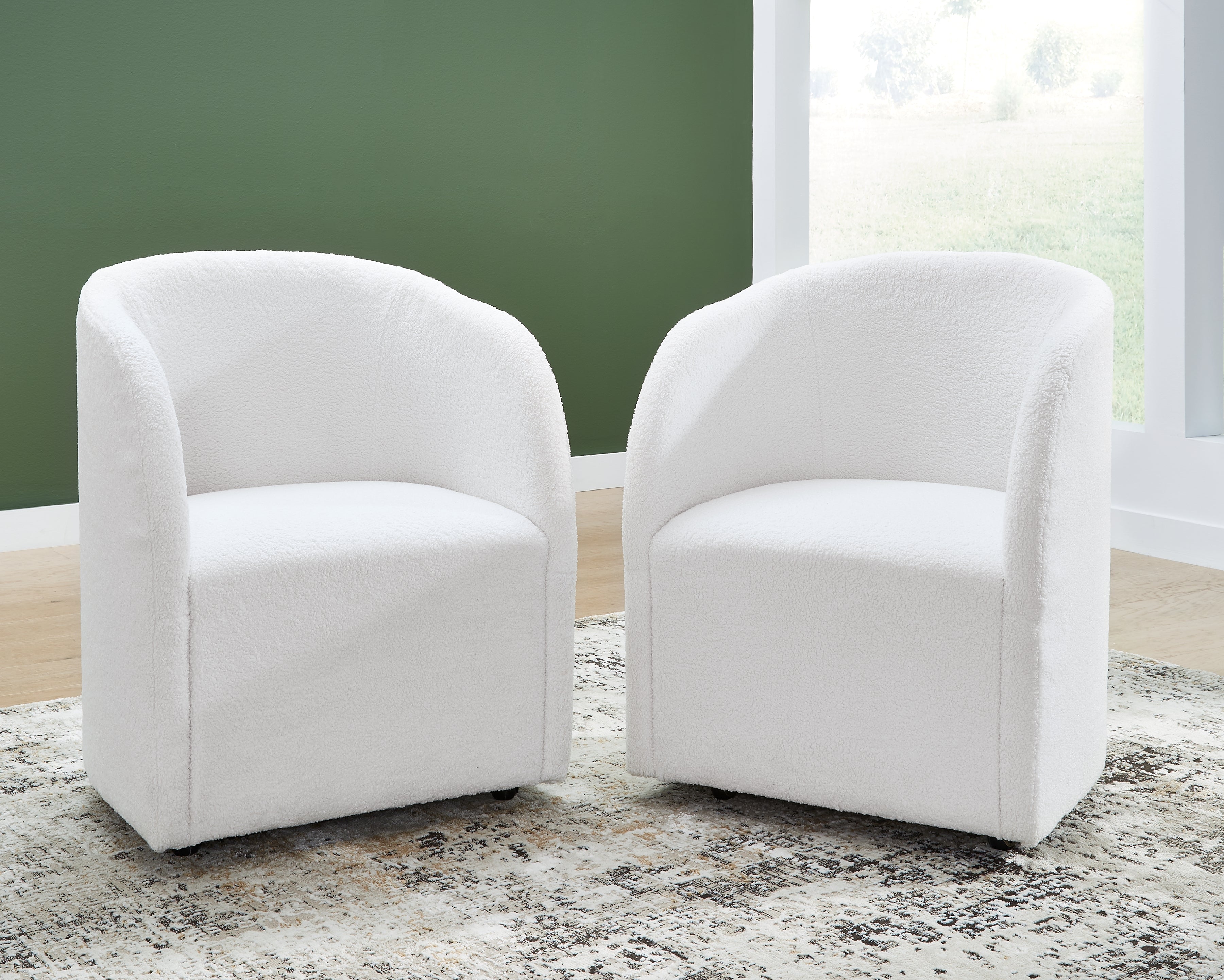 A2Z Furniture - Ashley Furniture - Rowanbeck Dining Room - Dining Chair (Set of 2) / Black - D821-02AX2