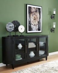 A2Z Furniture - Ashley Furniture - Rowanbeck Dining Room - Dining Room Server / Black - D821-60
