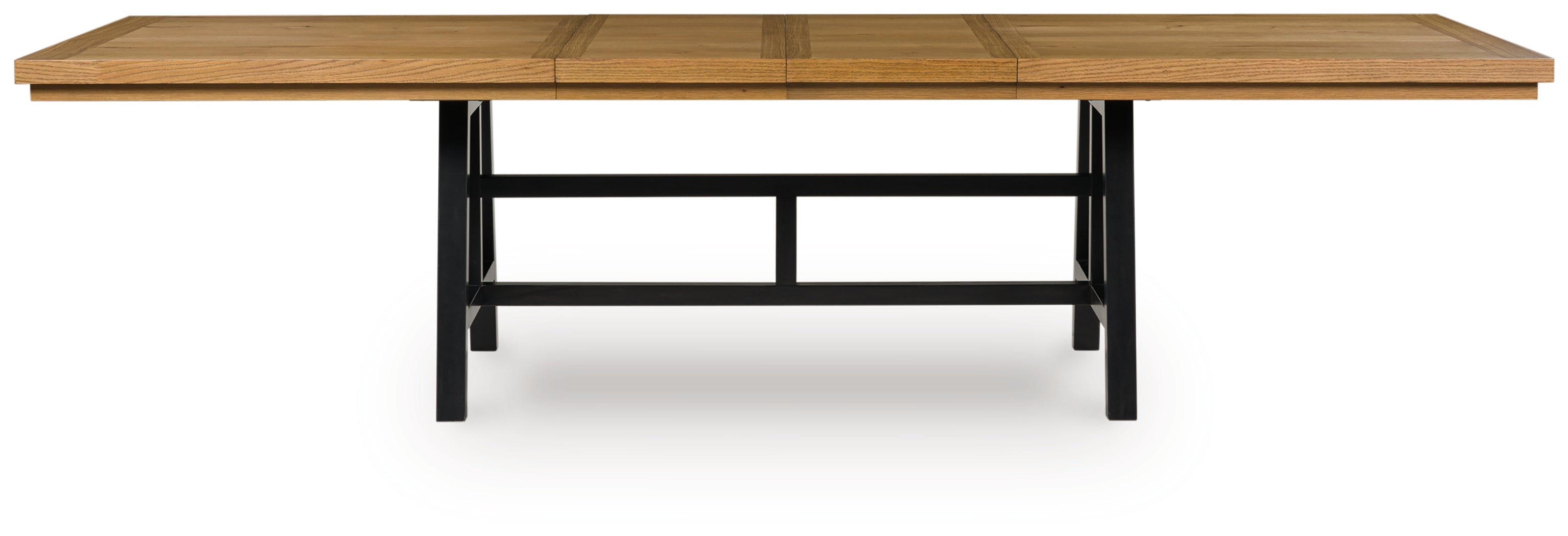 A2Z Furniture - Ashley Furniture - Galliden Dining Room - RECT Dining Room EXT Table / Black/Brown - D841-55