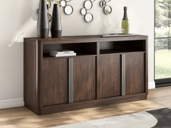 A2Z Furniture - Ashley Furniture - Dilenno Dining Server - Dining Room Server / Dark Brown - PCD857-60