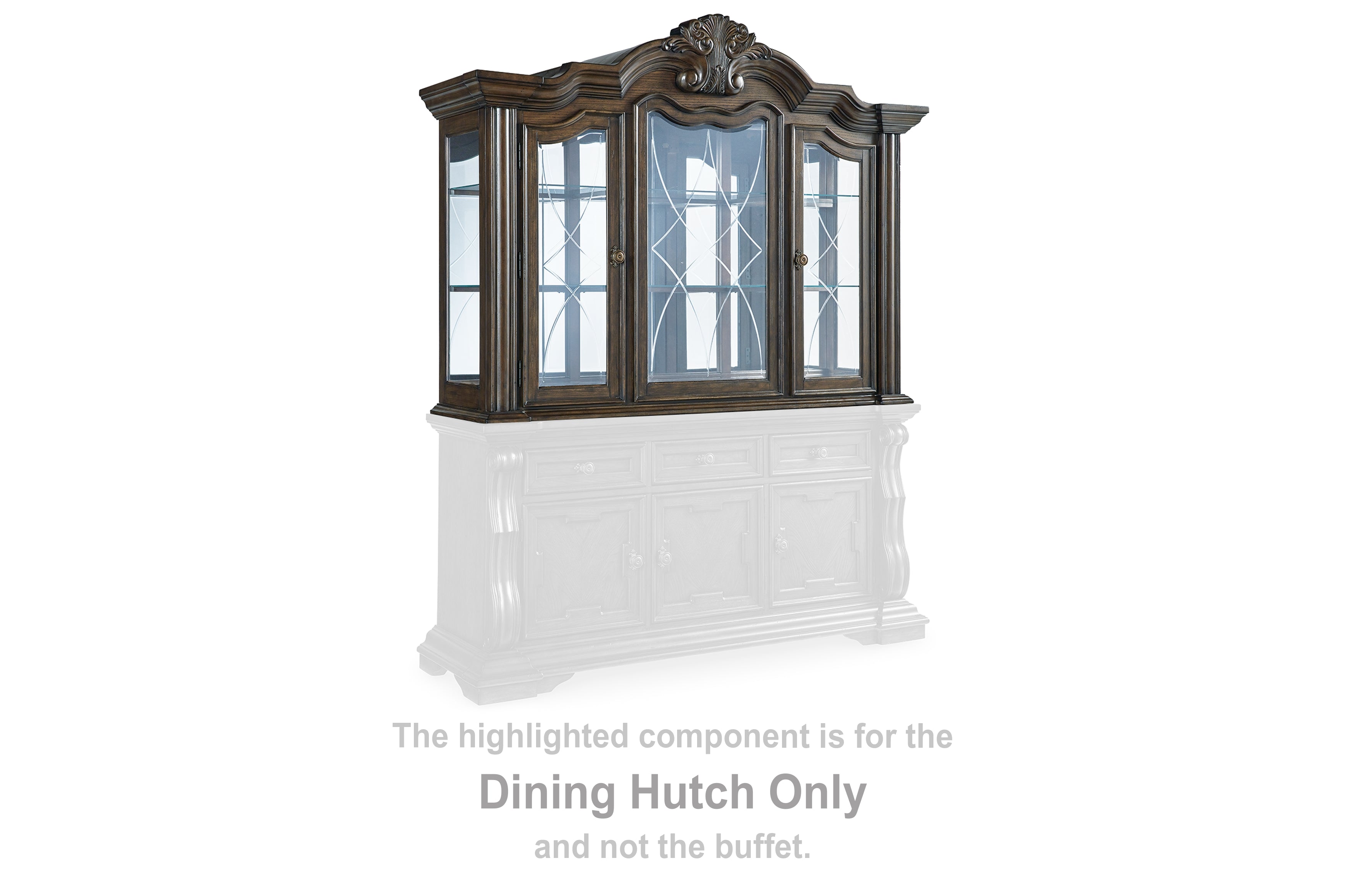 A2Z Furniture - Ashley Furniture - Maylee Dining Room - Dining Extension Table / Dark Brown - D947D5