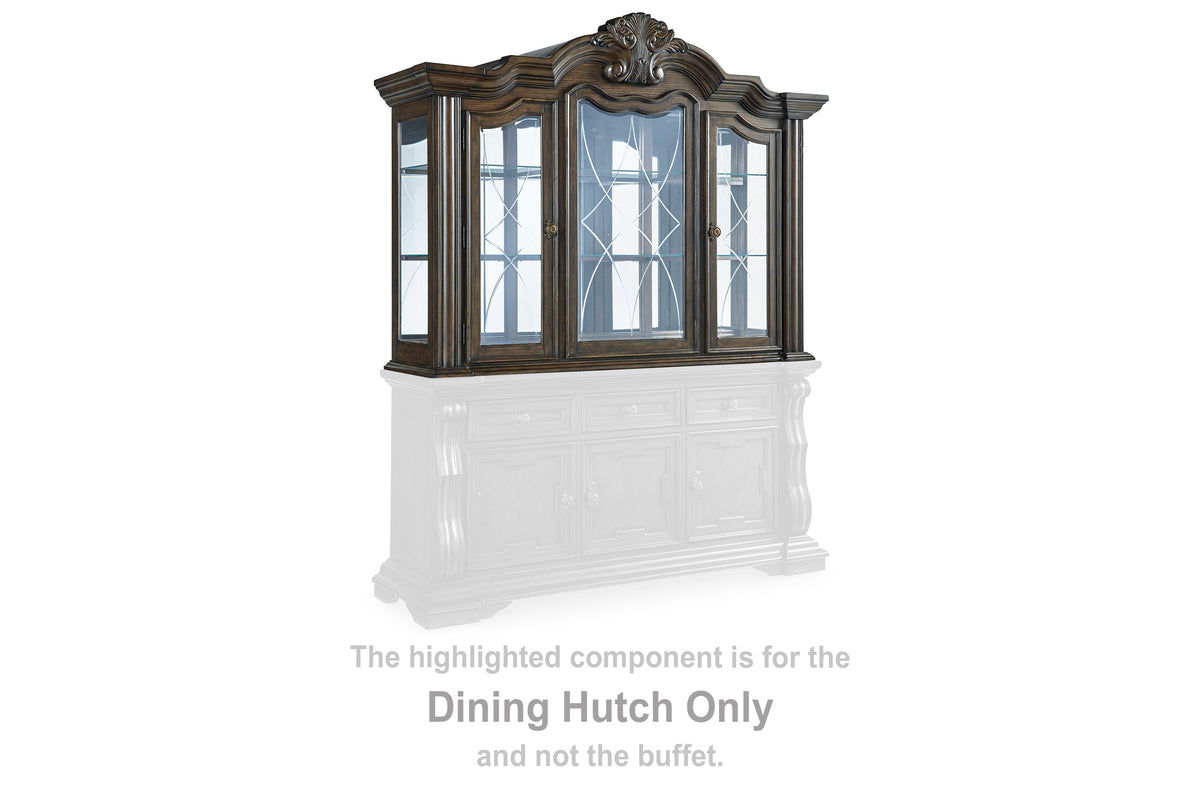 A2Z Furniture - Ashley Furniture - Maylee Dining Room - Dining Extension Table / Dark Brown - D947D5