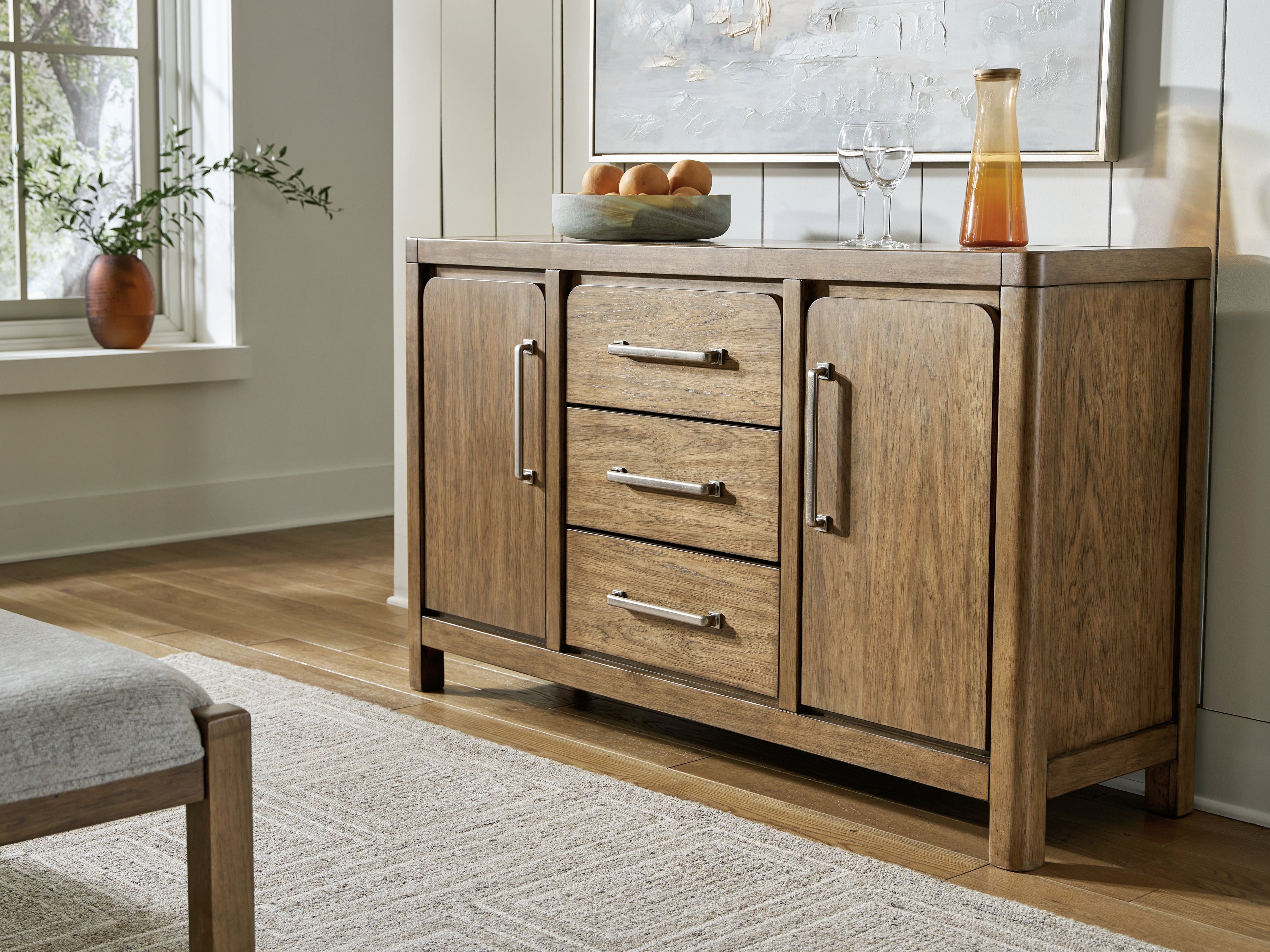 A2Z Furniture - Ashley Furniture - Cabalynn Dining Room - Dining Room Server / Light Brown - D974-60