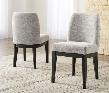 A2Z Furniture - Ashley Furniture - Burkhaus Dining Room - Dining Chair (Set of 2) / Dark Brown - D984-01X2