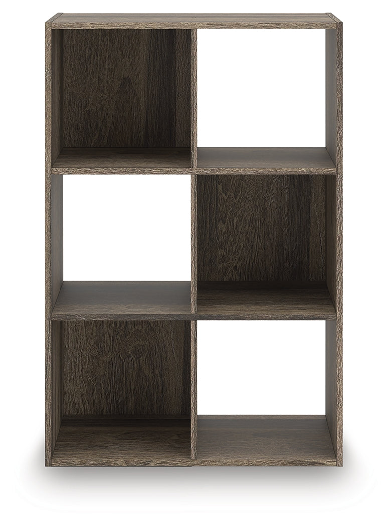 A2Z Furniture - Ashley Furniture - Shallifer Six Cube Organizer - Six Cube Organizer / Brown - EA1104-3X2