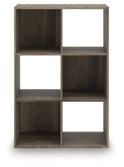 A2Z Furniture - Ashley Furniture - Shallifer Six Cube Organizer - Six Cube Organizer / Brown - EA1104-3X2