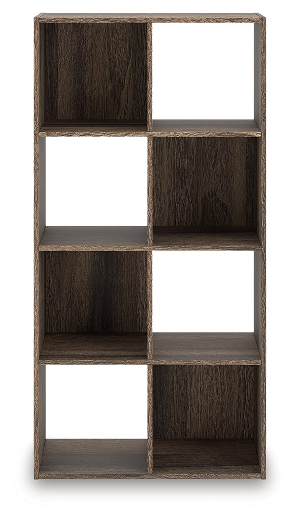A2Z Furniture - Ashley Furniture - Shallifer Eight Cube Organizer - Eight Cube Organizer / Brown - EA1104-4X2