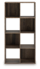 A2Z Furniture - Ashley Furniture - Shallifer Eight Cube Organizer - Eight Cube Organizer / Brown - EA1104-4X2