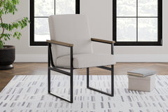 A2Z Furniture - Ashley Furniture - Montia Desk Chair - Home Office Desk Chair (1/CN) / Light Brown - H632-01A