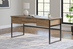 A2Z Furniture - Ashley Furniture - Montia Office Desk - Home Office Desk / Light Brown - H632-44