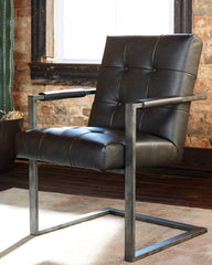 A2Z Furniture - Ashley Furniture - Starmore Desk Chair - Home Office Desk Chair (Set of 2) / Black - H633-02A