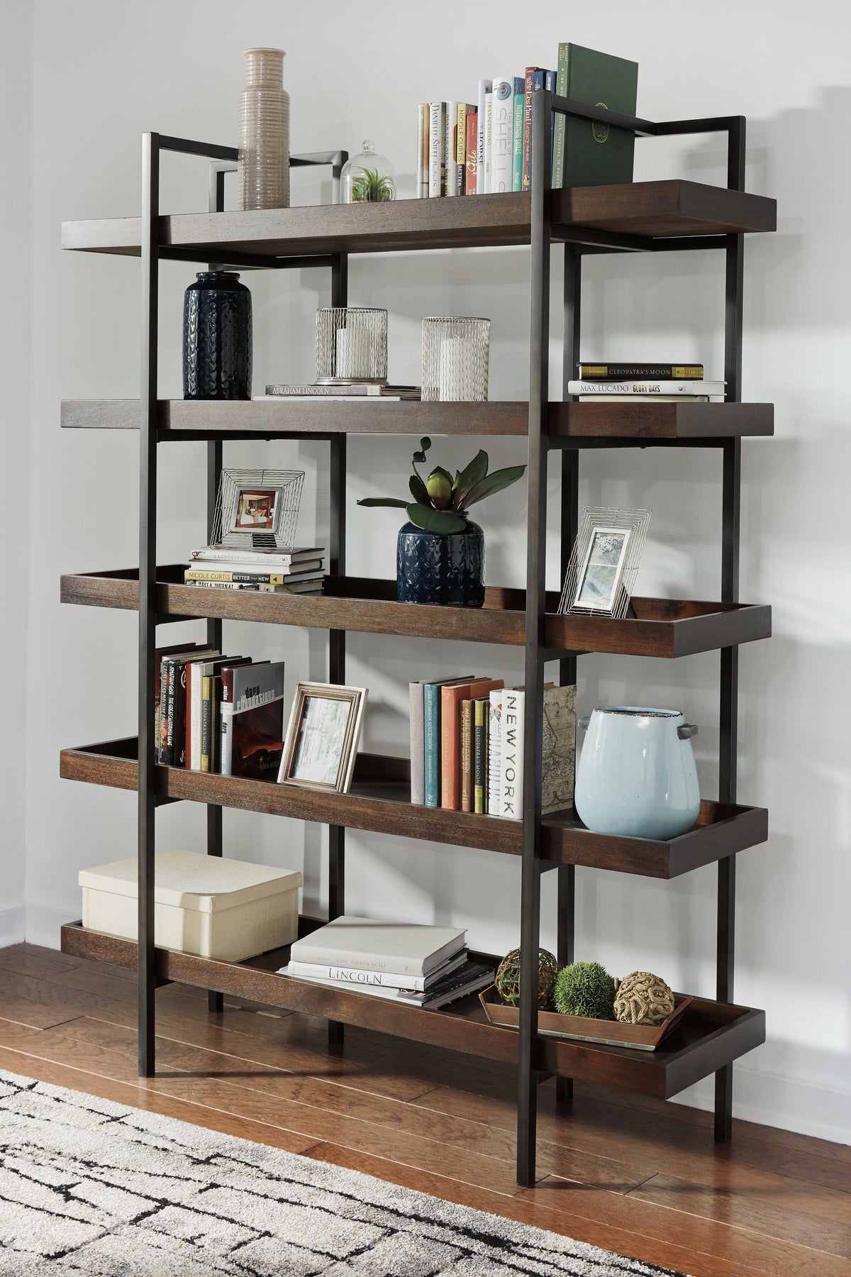 A2Z Furniture - Ashley Furniture - Starmore Bookcase - Bookcase / Brown - H633-70