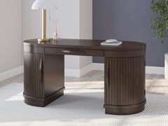 A2Z Furniture - Ashley Furniture - Korestone Office Desk - Home Office Desk / Warm Brown - H687-27