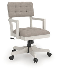 A2Z Furniture - Ashley Furniture - Robbinsdale Home Office Desk Chair - Home Office Desk Chair (1/CN) / Antique White - H742-01A