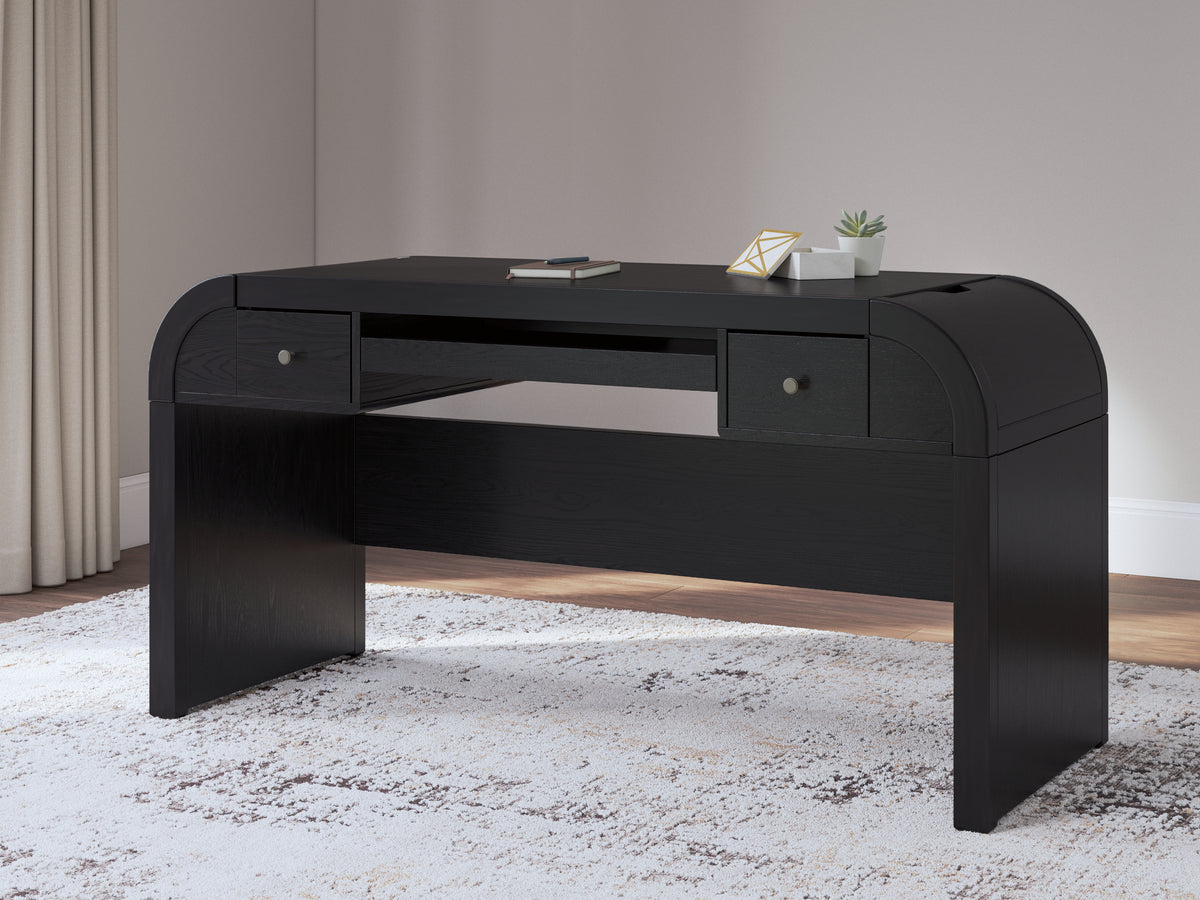 A2Z Furniture - Ashley Furniture - Rowanbeck Office Desk - Home Office Desk / Black - H821-44