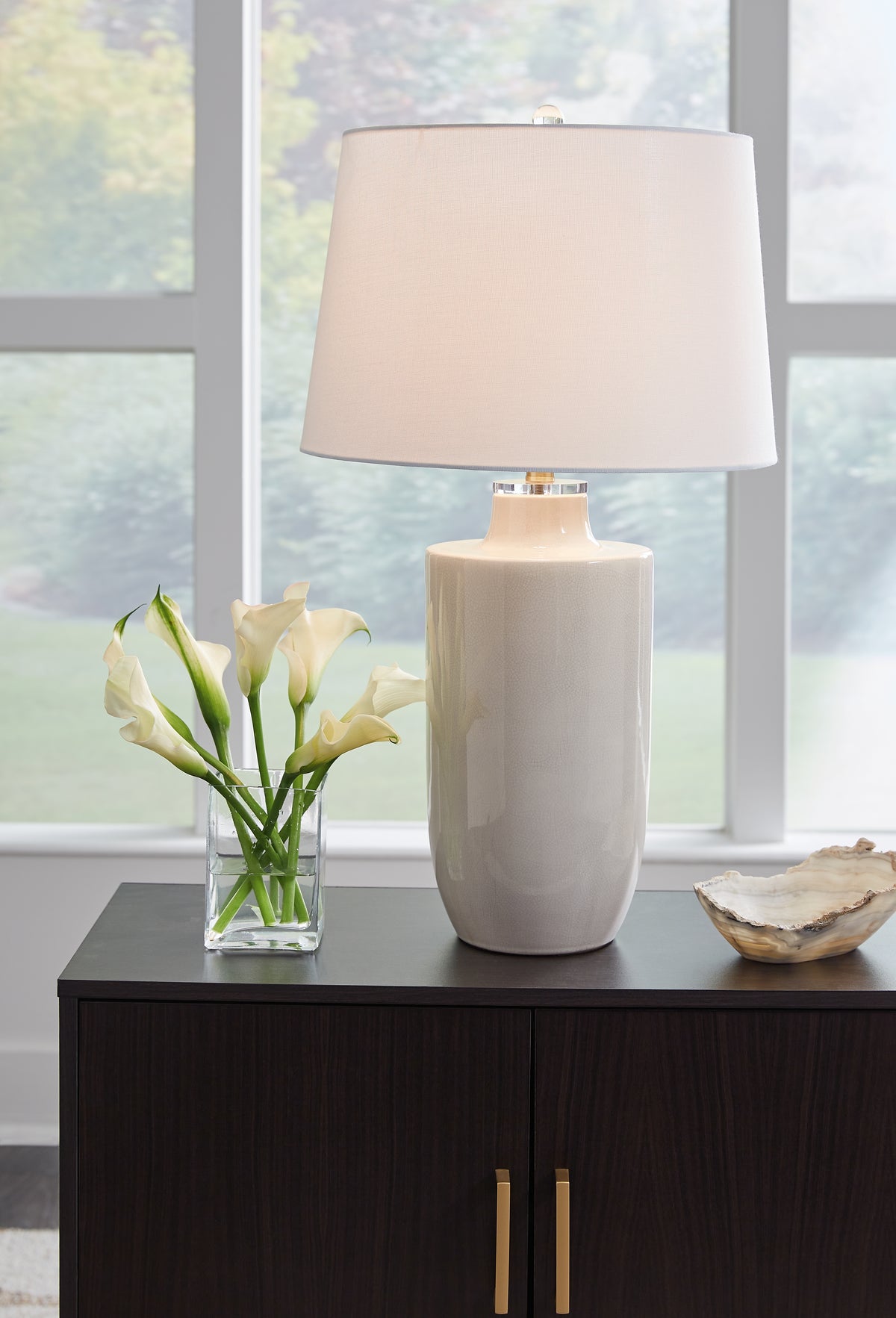 A2Z Furniture - Ashley Furniture - Cylener Lighting - Table Lamp (Set of 2) / Off White - L100794X2