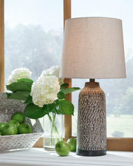 A2Z Furniture - Ashley Furniture - Lanson Lighting - Metal Table Lamp (Set of 2) / Antique Bronze Finish - L204454