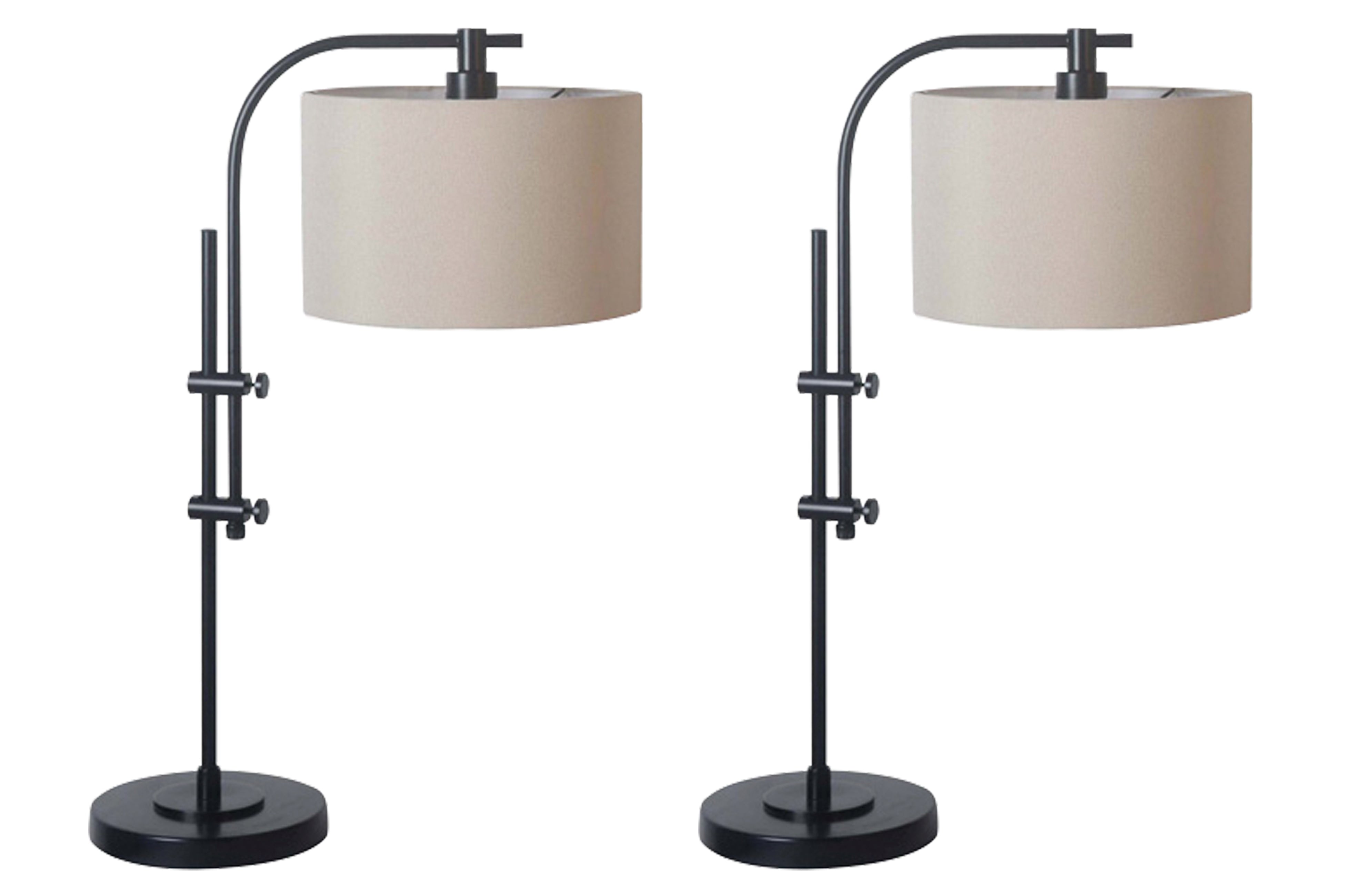 A2Z Furniture - Ashley Furniture - Baronvale Lighting - Accent Lamp (Set of 2) / Black - L206043X2