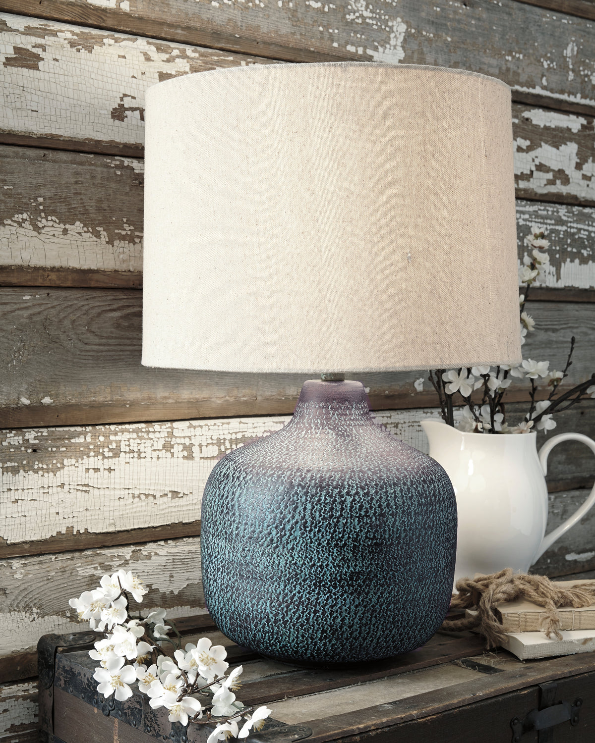 A2Z Furniture - Ashley Furniture - Malthace Lighting - Table Lamp (Set of 2) / Patina - L207304X2